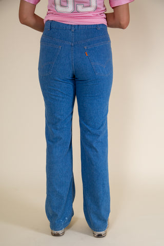 Blue Semi-Flare Jeans